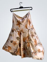 MNG Floral Print Midi Skirt