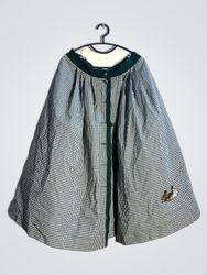 Petressa Green Gingham Skirt