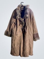 Unbranded Faux Shearling Lined Coat