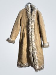 Love.red Faux Fur Trimmed Coat