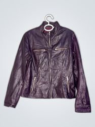 Purple Leather Jacket