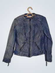 Naf Naf Leather Jacket