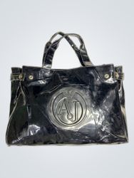 Black Armani Jeans Tote Bag