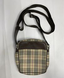 Burberry Plaid Crossbody Bag