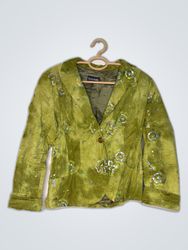 La Rochèle Green Sequined Blazer