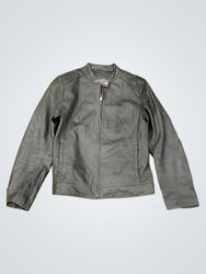 Selcoordi Black Leather Jacket