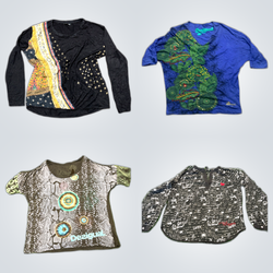 desigual printed blouse