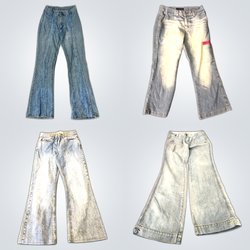 Y2K Baggy Flare Jeans