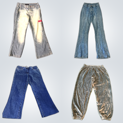 Y2K Baggy Flare Jeans