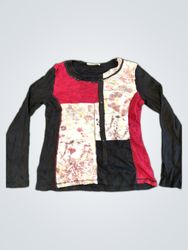 Armand Thiery Printed Long-Sleeve Blouse