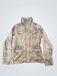 Hollister Khaki Military Jacket