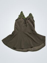 Unbranded Black Lace Trim Camisole