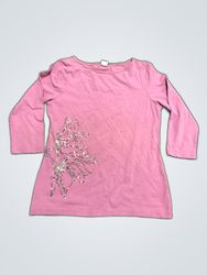 M&S Pink Sequin Embellished Top