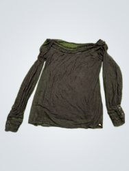 Guess Sheer Off-Shoulder Blouse