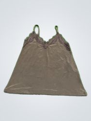 AMISU Lace Trim Camisole in Brown