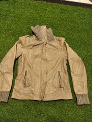 Eddie Bauer Tan Leather Jacket