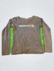 Cakeke Parfaite Ou Presque Long Sleeve V-Neck T-Sh..