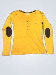 Cache Cache Mustard Yellow Long Sleeve T-Shirt