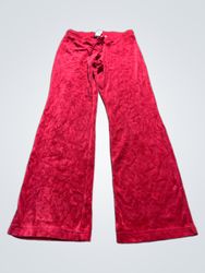 Juicy Couture Red Velour Pants