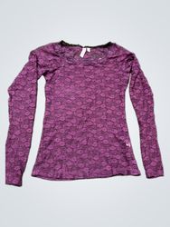 Mudd Long Sleeve Lace Top