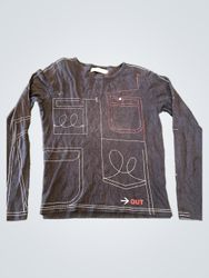 Cache Cache Long Sleeve Graphic Top