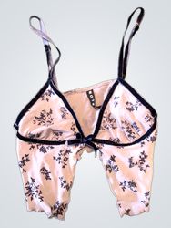 Motel Floral Bra and Boyshorts