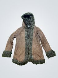 Brown Fur-Lined Parka