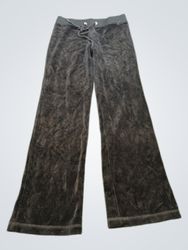 Juicy Couture Black Velour Track Pants