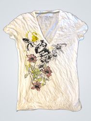 Original Replay Tee Shirt with Owl Graphic