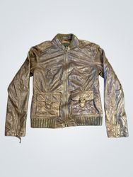 MNG Casual Sportswear Genuine Leather Jacket