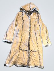 MIMAP Collection Women's Hooded Faux Fur Trimmed C..