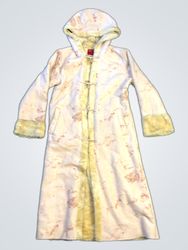 NEW PRAY Women's Long Faux Fur Trimmed Hooded Coat