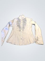 Orsay gestreifte Rüschenbluse