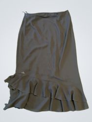 MER Black Ruffle Skirt