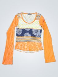 Sutherland Long Sleeve Patchwork Top
