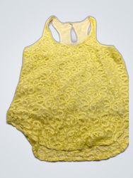 Yellow Lace Top
