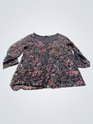 Blouse with Floral Pattern