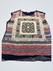 Rick's Printed Sleeveless Blouse