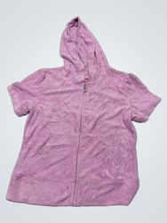 Juicy Couture Short Sleeve Velour Hoodie