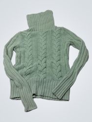 Ann Taylor Petite Cable Knit Turtleneck Sweater