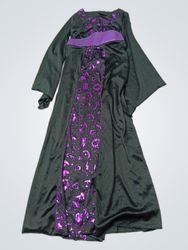 Black and Purple Costume Dress with Symbols