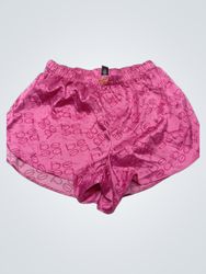 Bebe Sleepwear Pink Satin Shorts
