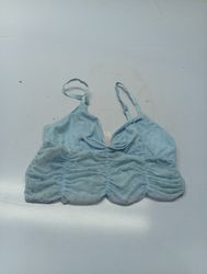 Calsie gerafftes Mesh-Bralette