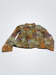 christopher & banks Women's Printed Button-Front J..