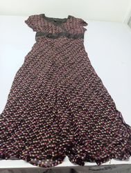 Style & Co Women's Brown Floral Print Maxi Dress
