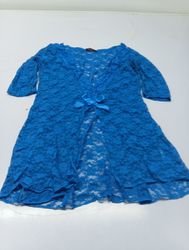 Avidlove Blue Lace Kimono Cardigan