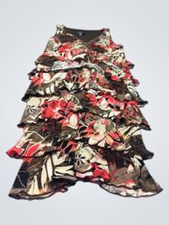 Frank Lyman Women's Sleeveless Ruffled Floral Prin..