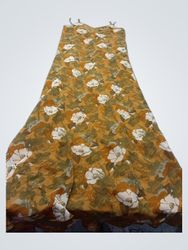 TU == LIPS Floral Print Maxi Dress