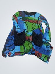 Papa Vancouver women's abstract print tunic top wi..