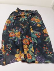 Sag Harbor Floral Print Maxi Skirt